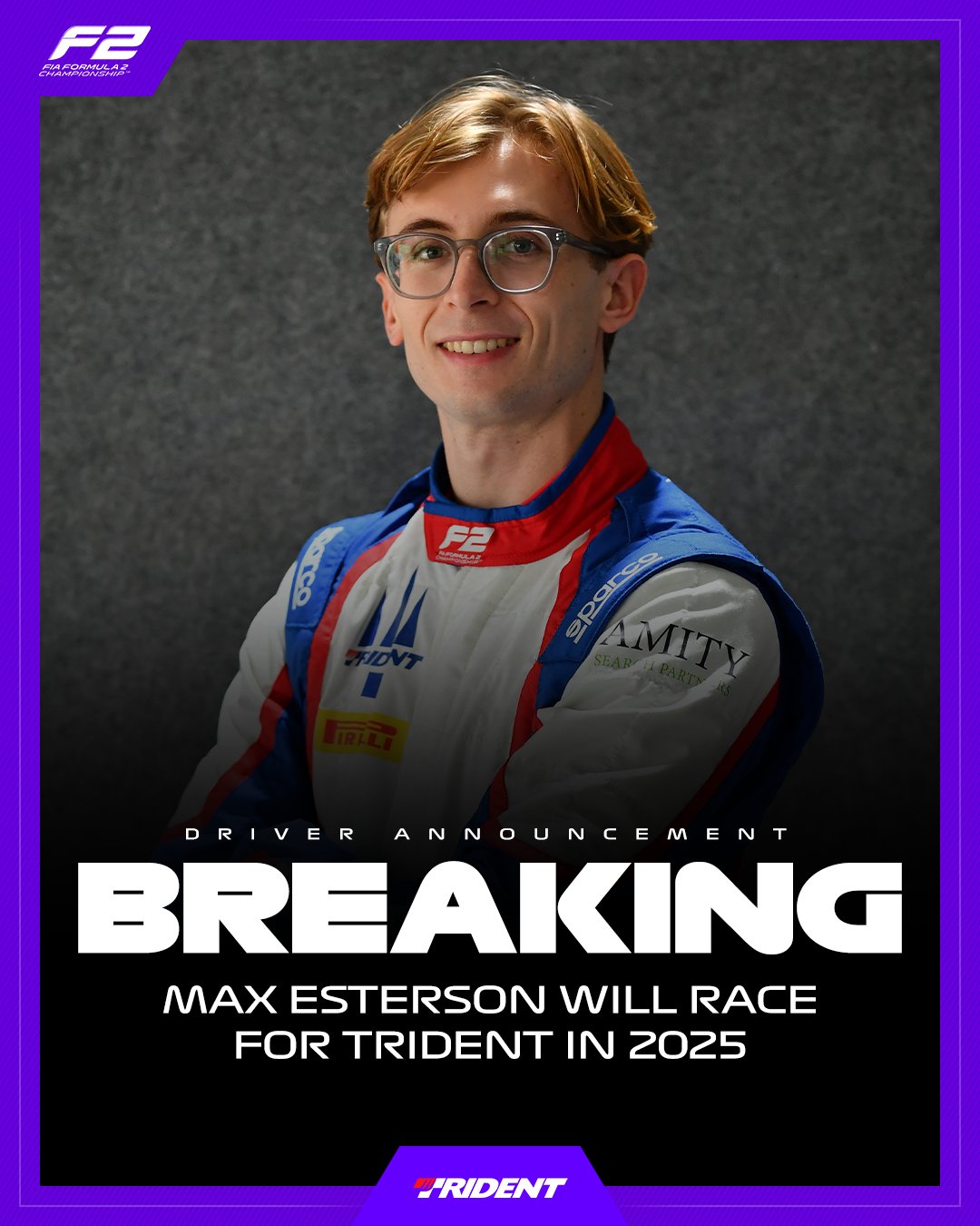 Max Esterson Racing OFICIAL: Max Esterson ficha por Trident para la temporada 2025 ...